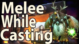 how to melee while casting instant spells in wow classic
